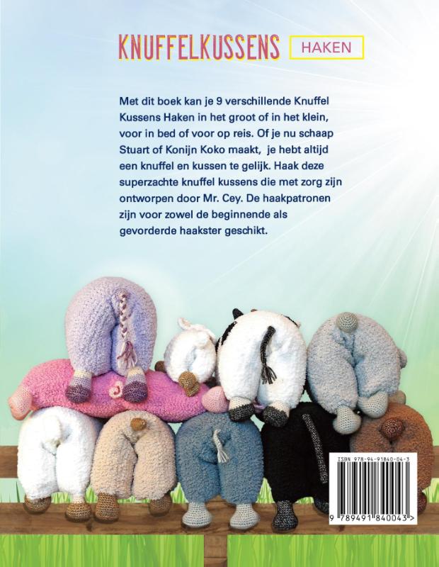 Achterkant van Knuffelkussens haken