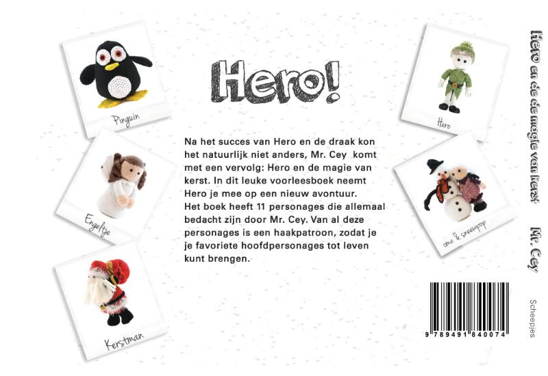 Achterkant van Hero en de magie van kerst