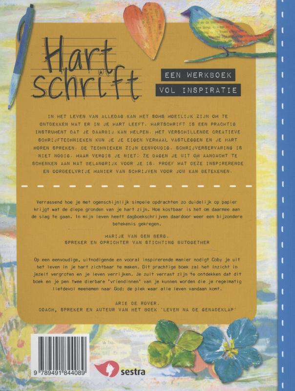 Achterkant van Hartschrift