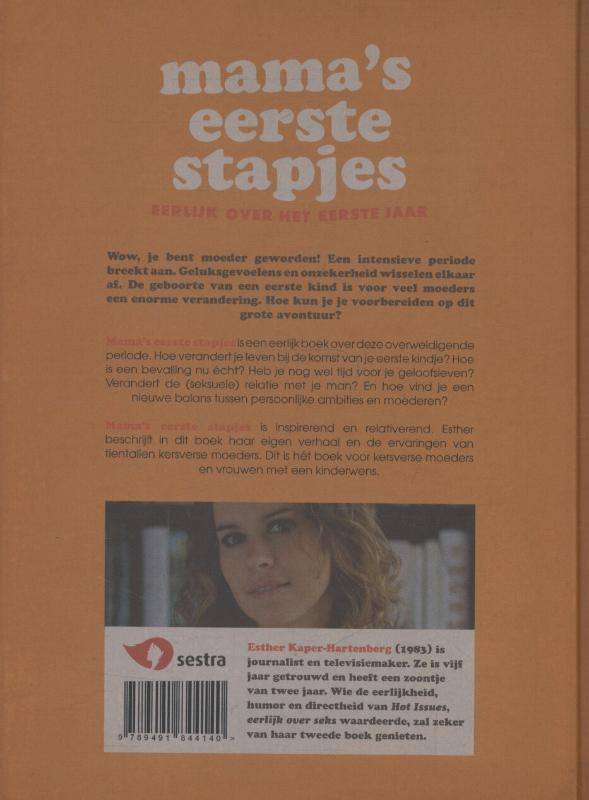 Achterkant van Mama's eerste stapjes