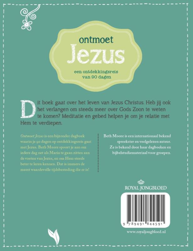 Achterkant van Ontmoet Jezus