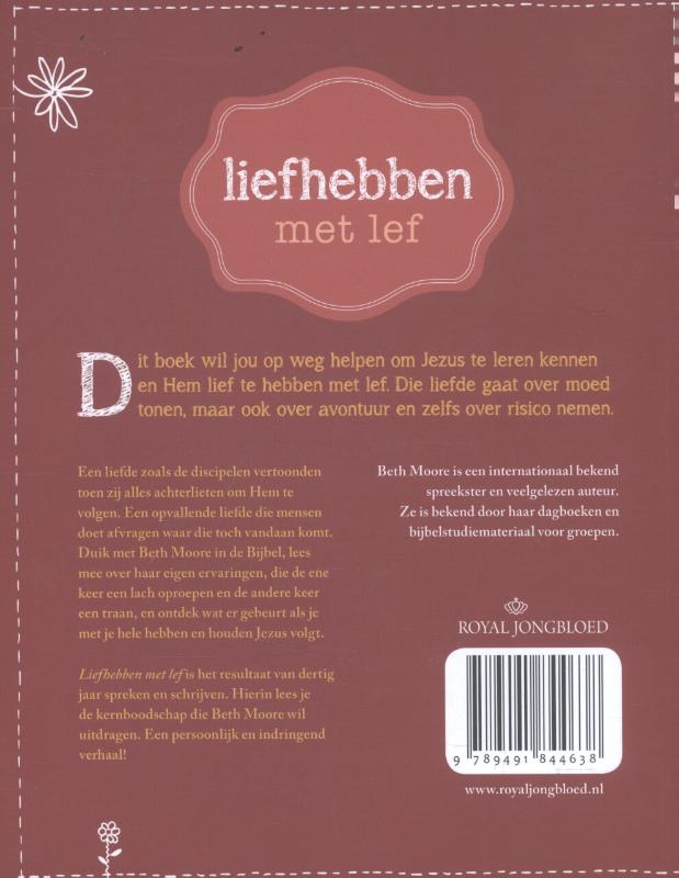 Achterkant van Liefhebben met lef