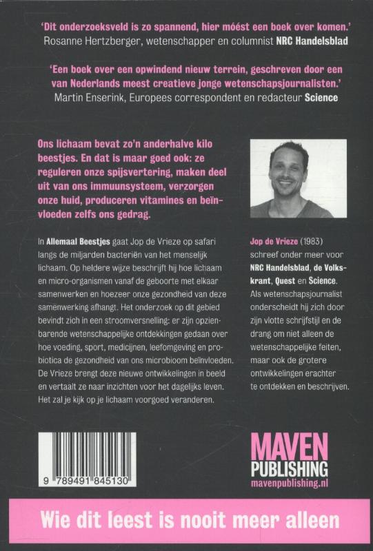Achterkant van Allemaal beestjes
