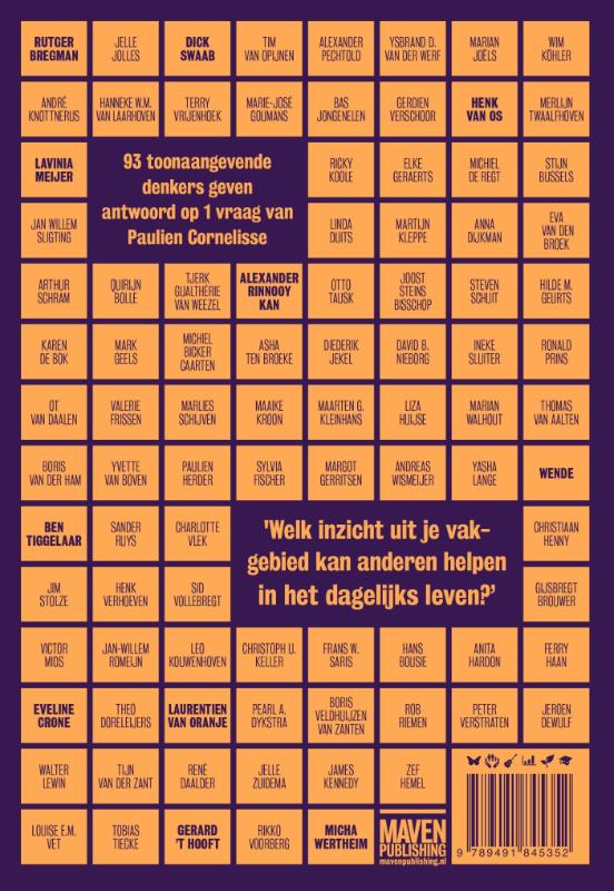 Achterkant van Nederland in ideeën 2015: Dit wil je weten