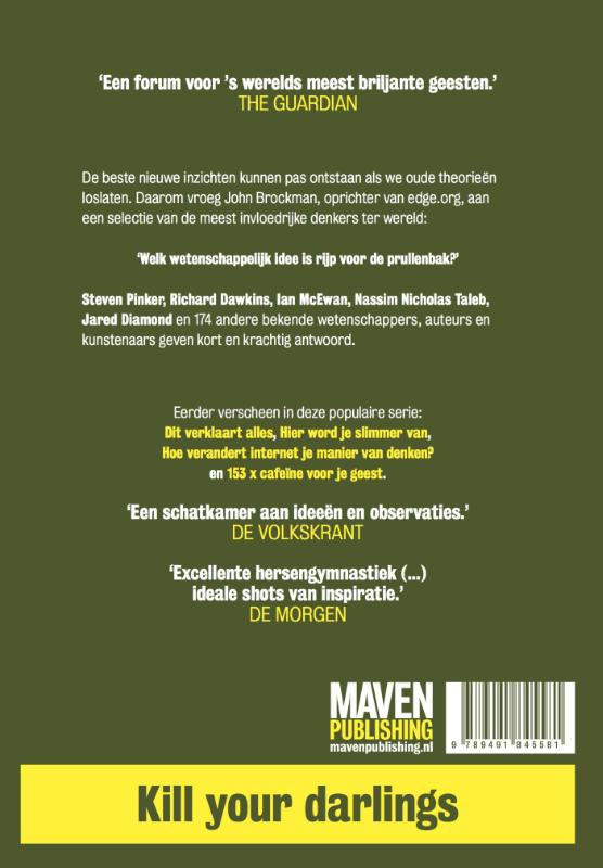 Achterkant van Wetenschappelijk onkruid