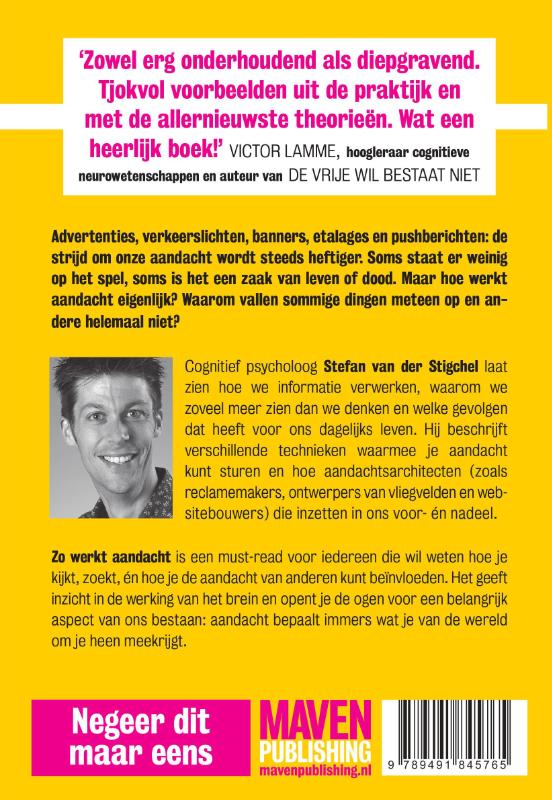 Achterkant van Zo werkt aandacht