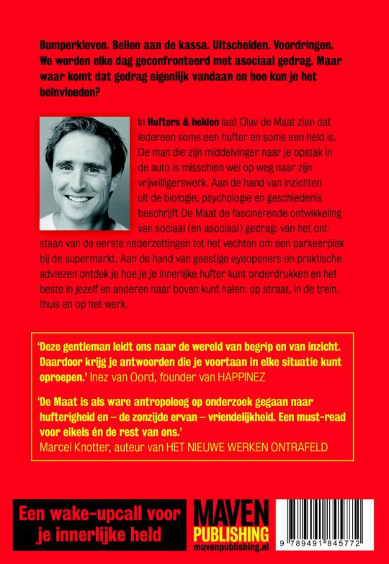 Achterkant van Hufters & helden