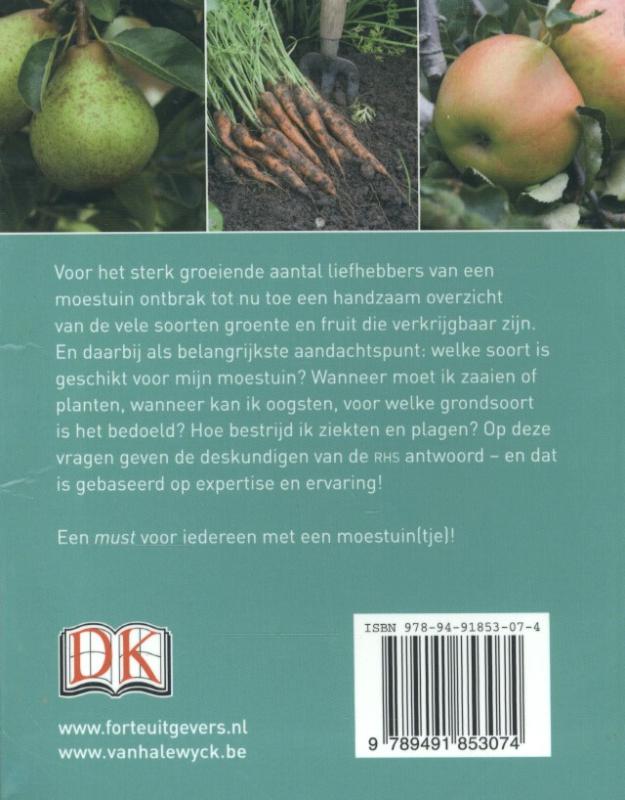 Achterkant van Praktisch zakboekje voor de moestuin