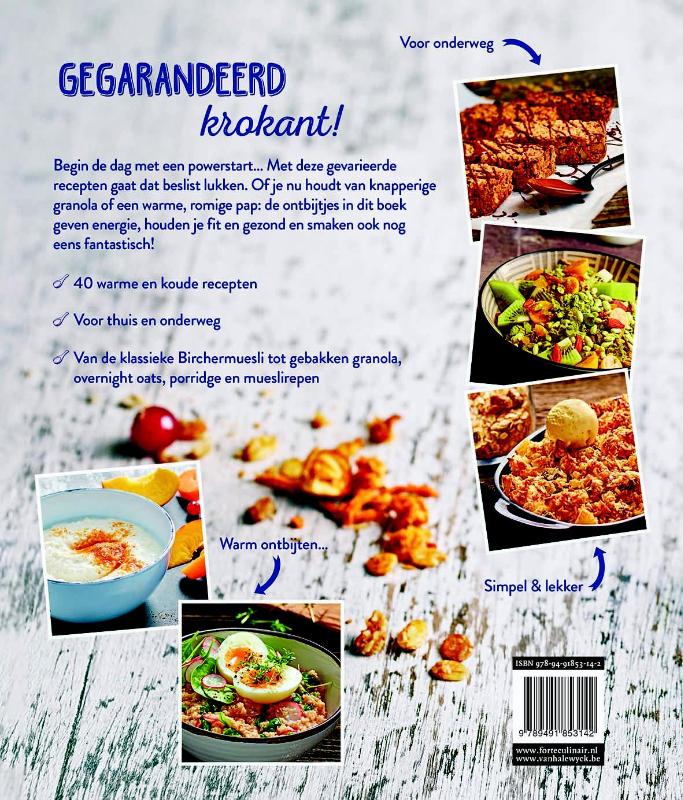 Achterkant van Muesli & granola