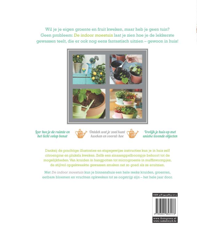 Achterkant van De indoor moestuin