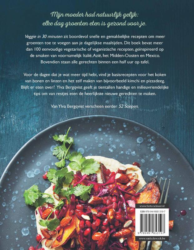 Achterkant van Veggie in 30 minuten