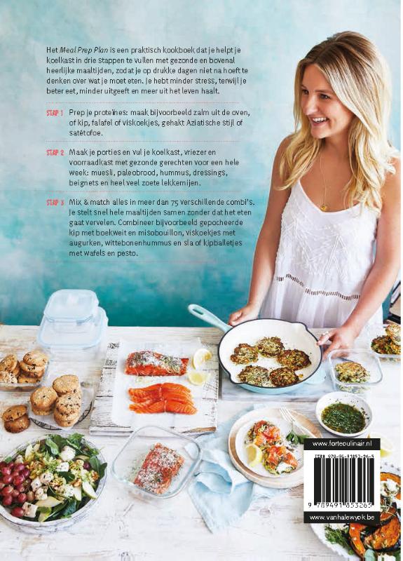 Achterkant van Meal prep plan