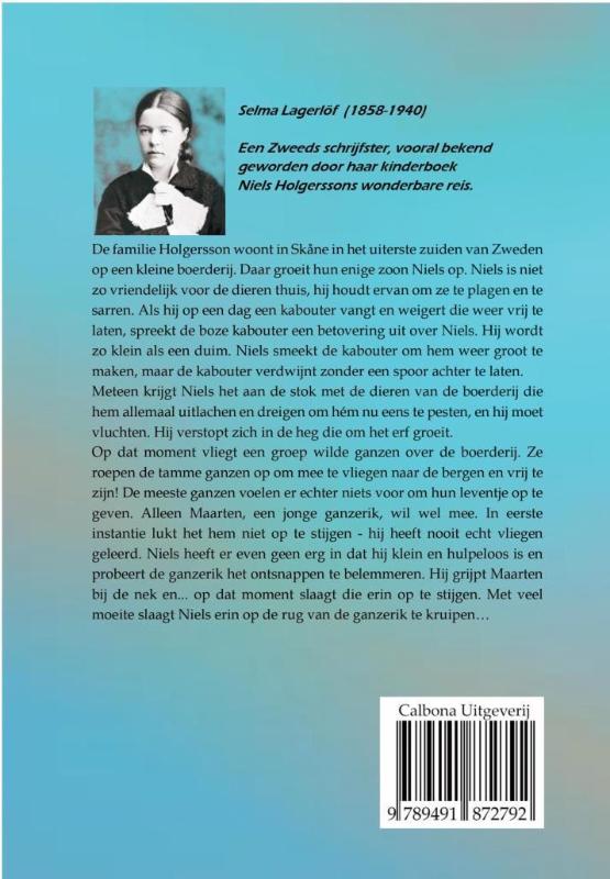 Achterkant van Niels Holgerssons wonderbare reis