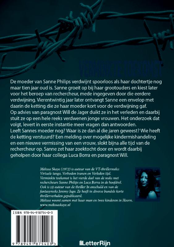 Achterkant van Verminkte toekomst