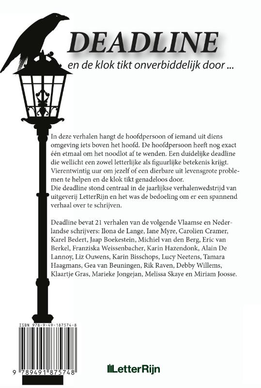 Achterkant van Deadline