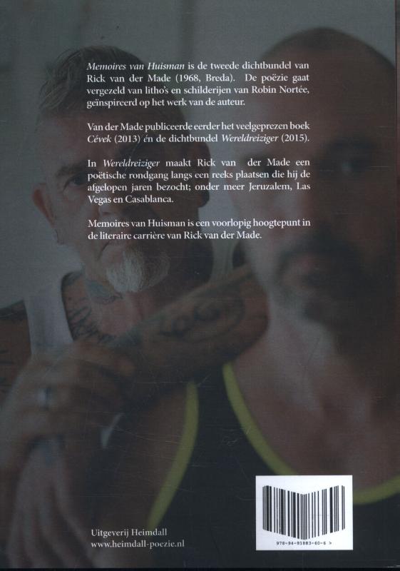 Achterkant van Memoires van huisman