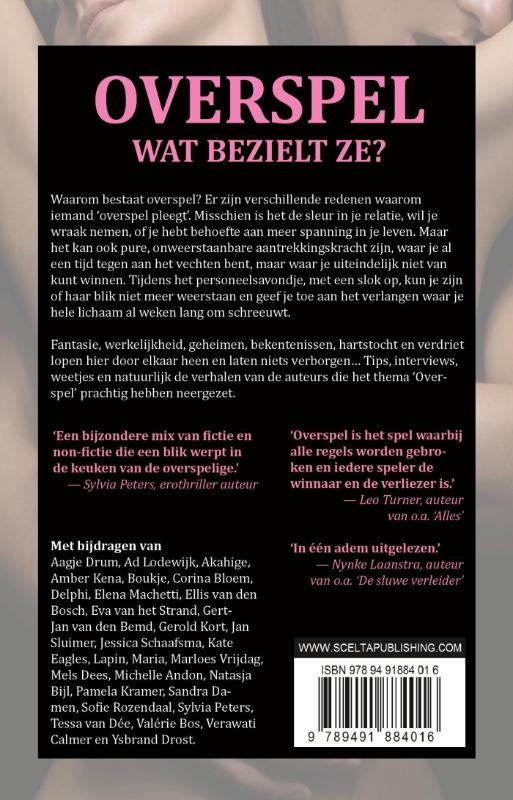 Achterkant van Overspel, wat bezielt ze?