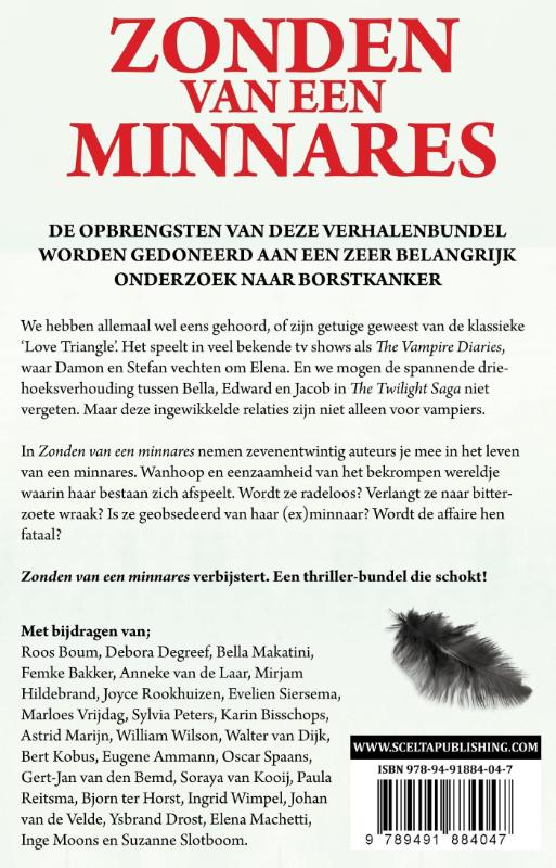 Achterkant van Zonden van een minnares