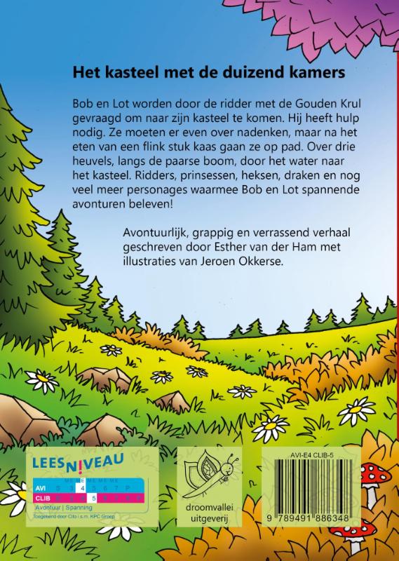 Achterkant van Het kasteel met de duizend kamers