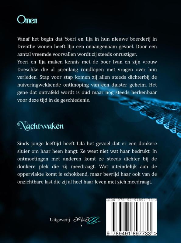 Achterkant van Omen nachtwaken