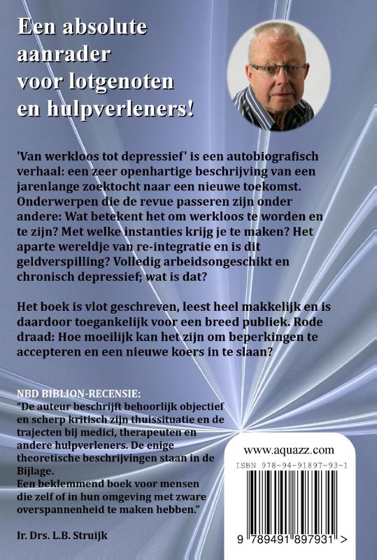 Achterkant van Van werkloos tot depressief