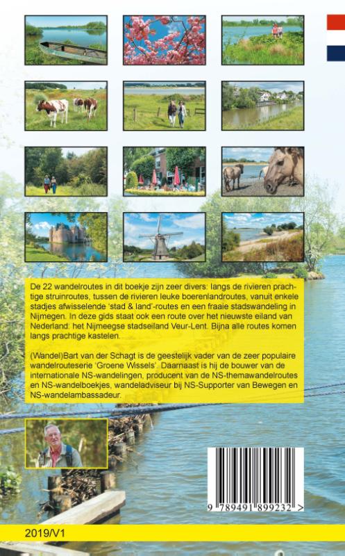 Achterkant van Provinciewandelgids Gelderland / Rivierenland
