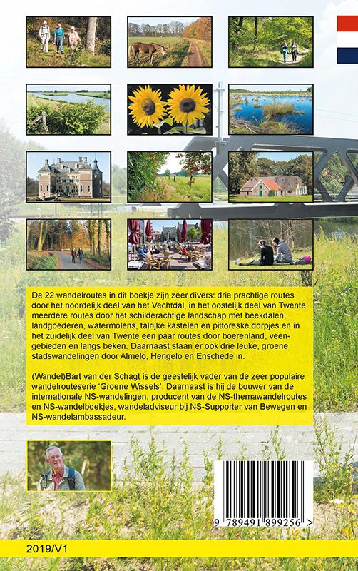 Achterkant van Provinciewandelgids Overijssel Oost