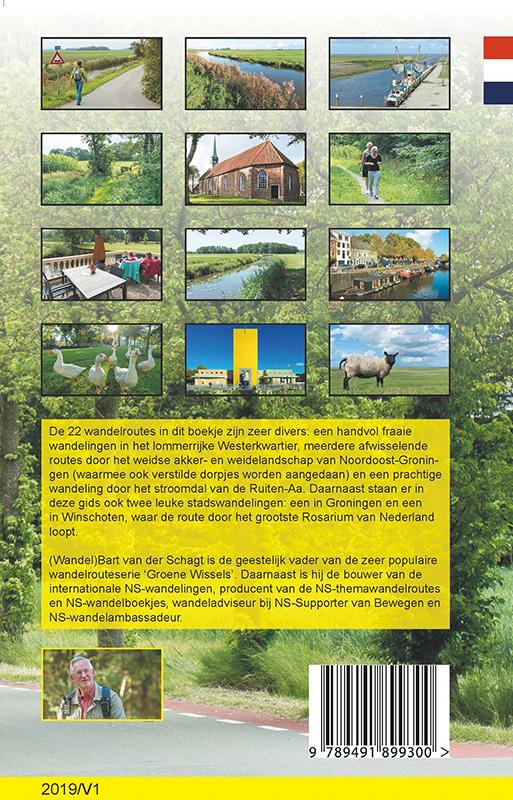 Achterkant van Provinciewandelgids Groningen