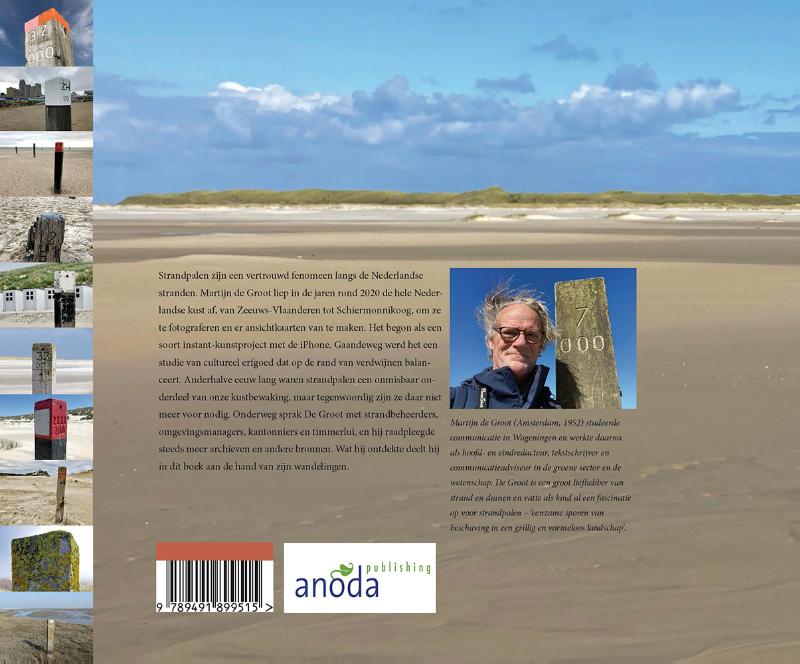 Achterkant van Strandpalen van Nederland