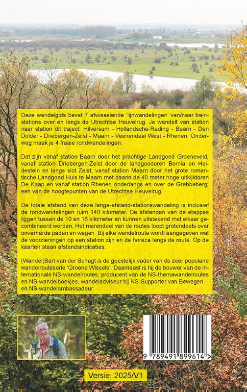 Achterkant van 11 stationswandelingen over de Utrechtse Heuvelrug