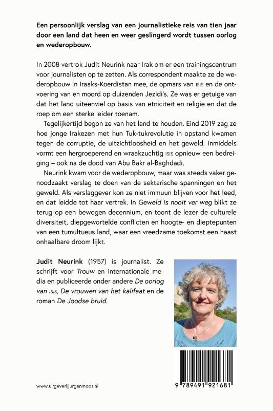Achterkant van Geweld is nooit ver weg