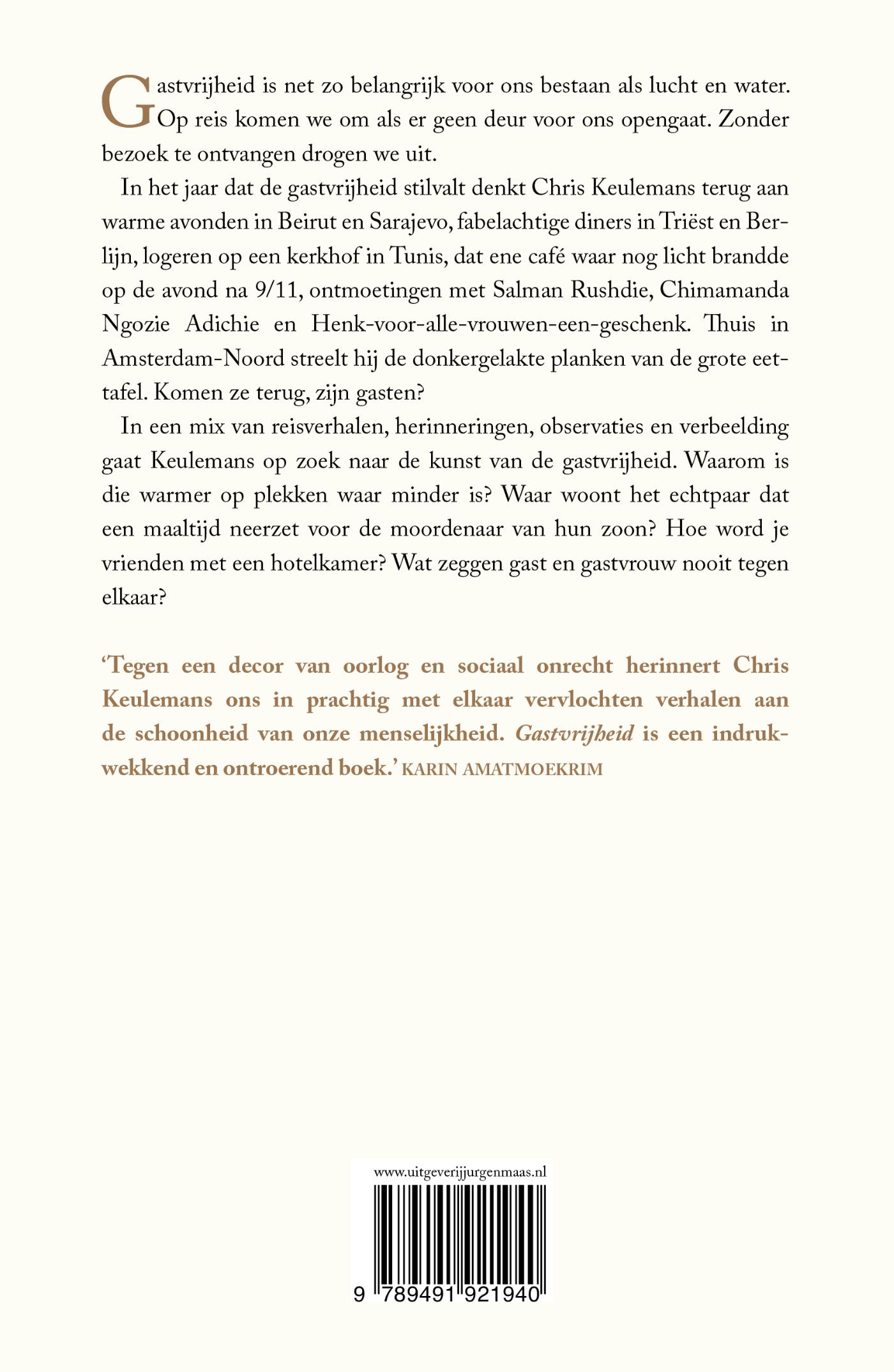 Achterkant van Gastvrijheid