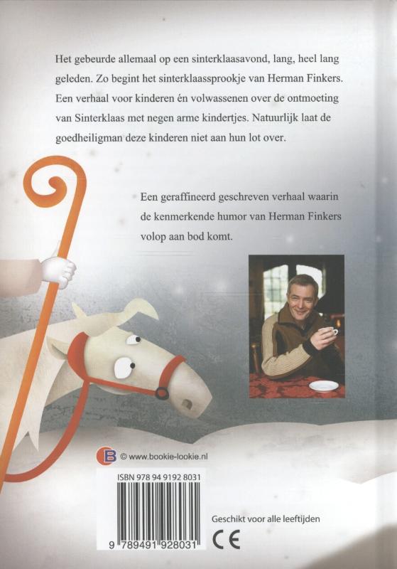 Achterkant van Sinterklaas