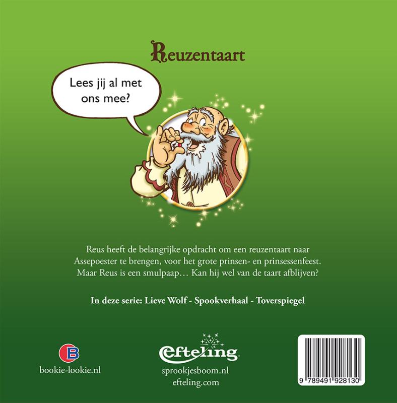 Achterkant van Reuzentaart