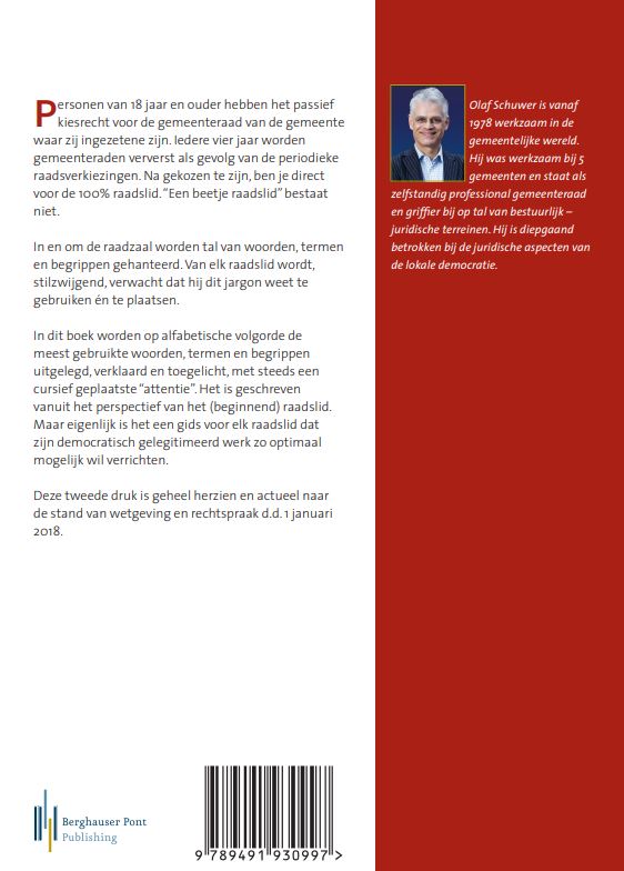 Achterkant van ABC voor Raadsleden