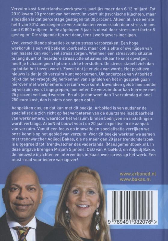 Achterkant van Megatrends stress