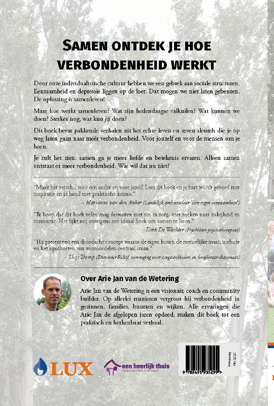 Achterkant van Alleen samen