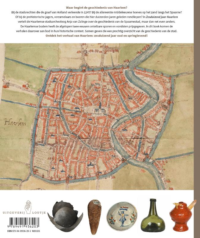 Achterkant van Zesduizend jaar Haarlem