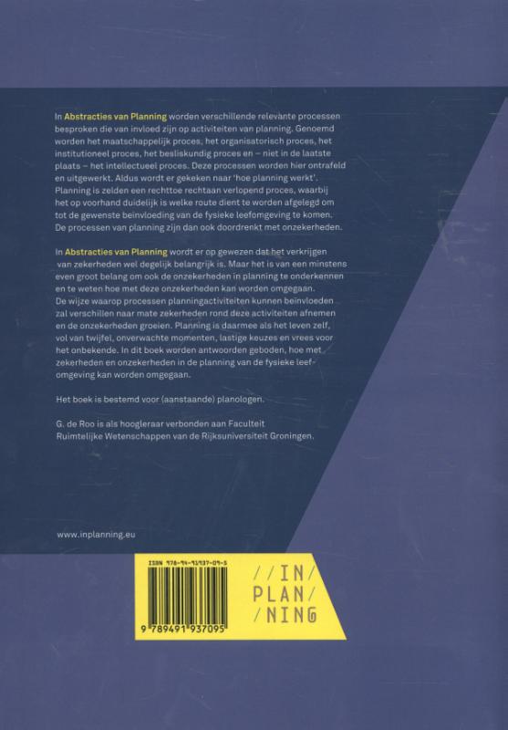 Achterkant van Abstracties van Planning