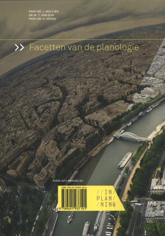 Achterkant van Facetten van de planologie