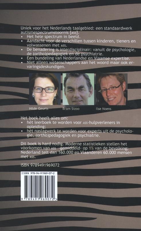 Achterkant van Autismespectrumstoornis