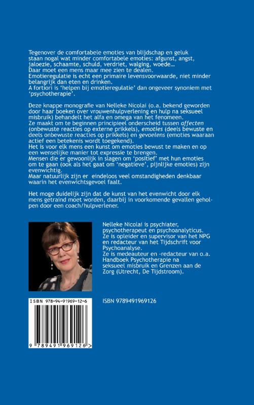 Achterkant van Emotieregulatie als basis van het menselijk bestaan