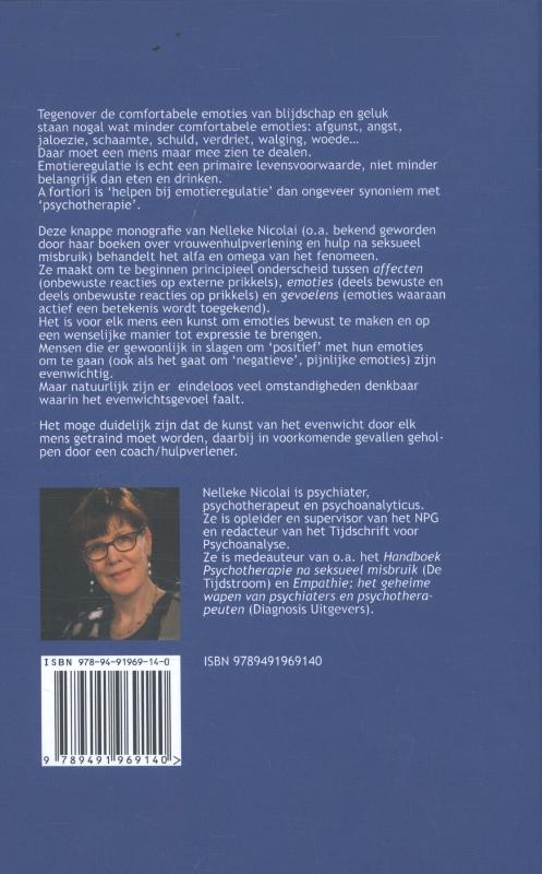 Achterkant van Emotieregulatie als basis van het menselijk bestaan