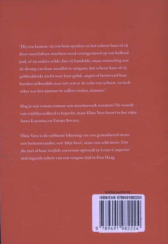 Achterkant van Eline Vere