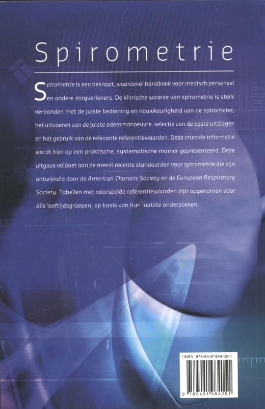 Achterkant van Spirometrie