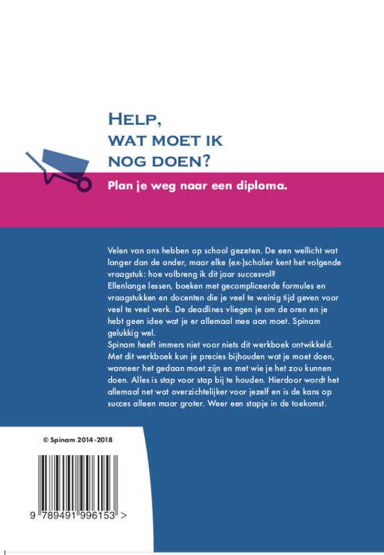 Achterkant van Help, wat moet ik nog doen?