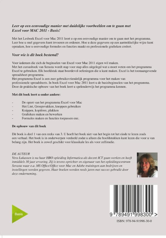 Achterkant van Excel voor Mac 2011 - Basis