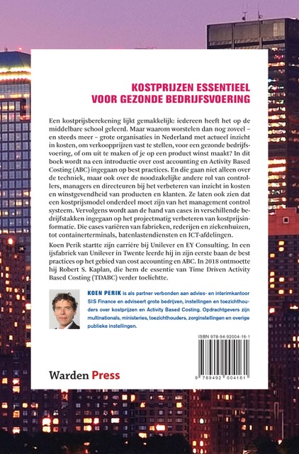 Achterkant van De kostprijs