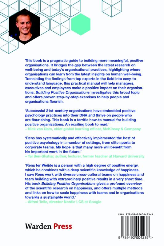 Achterkant van Building positive organisations