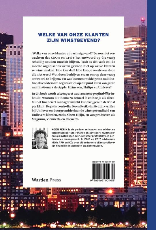 Achterkant van Customer profitability